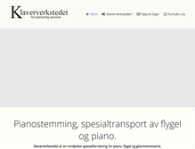 Tablet Screenshot of klaververkstedet.no